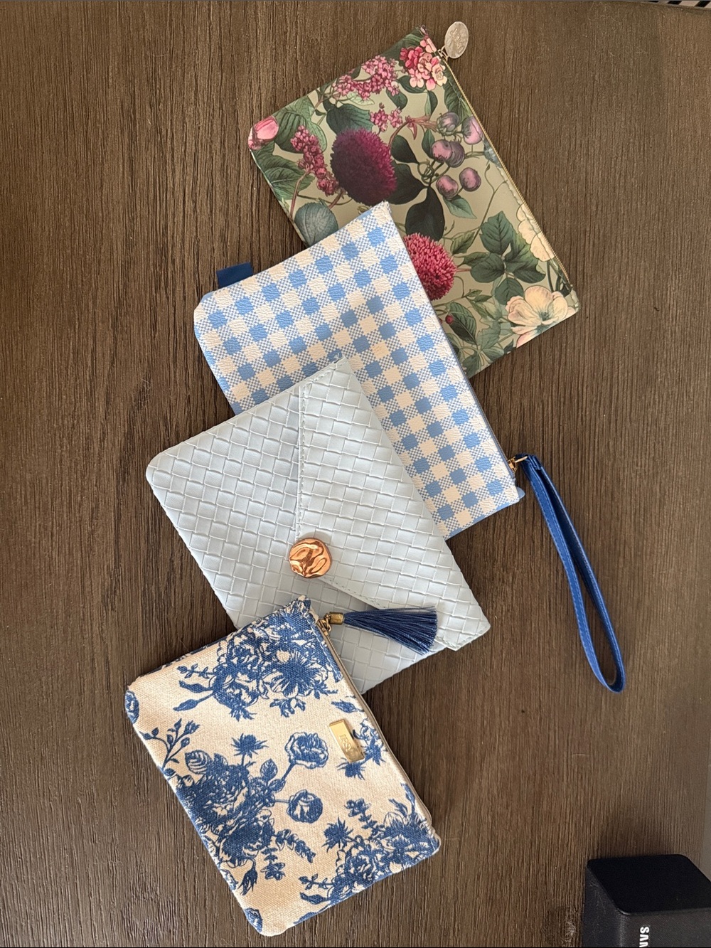 Set of 4 makeup Ipsy bags